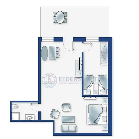 דירה 6 Suederoog Id 475